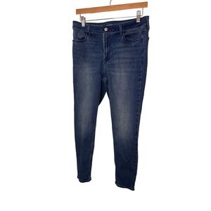 Old Navy High Rise Wow Super Skinny Jeans Medium Wash Petite Size 12P Denim Slim